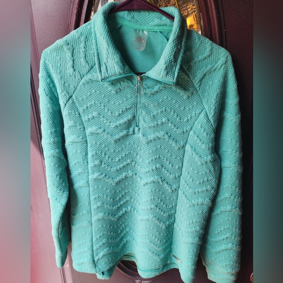 ZeroXposur Seafoam Green 1/4" Zipper Pullover Size Small - Picture 6 of 11